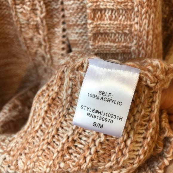 Duster Cardigan Sweater Coral Peach - Picture 8 of 10